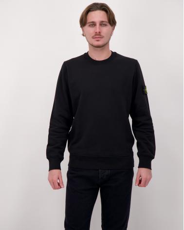 SWEAT STONE ISLAND 6100060 ORGANIC COTTON FLEECE  610051 NOIR
