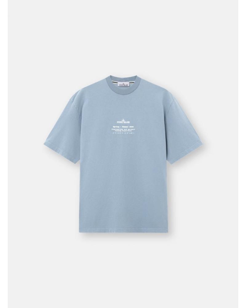 TEE SHIRT STONE ISLAND 21000  S085 0024 BLEU