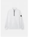 SWEAT  STONE ISLAND POLO DEMI ZIP 6100070 0093 IVOIRE