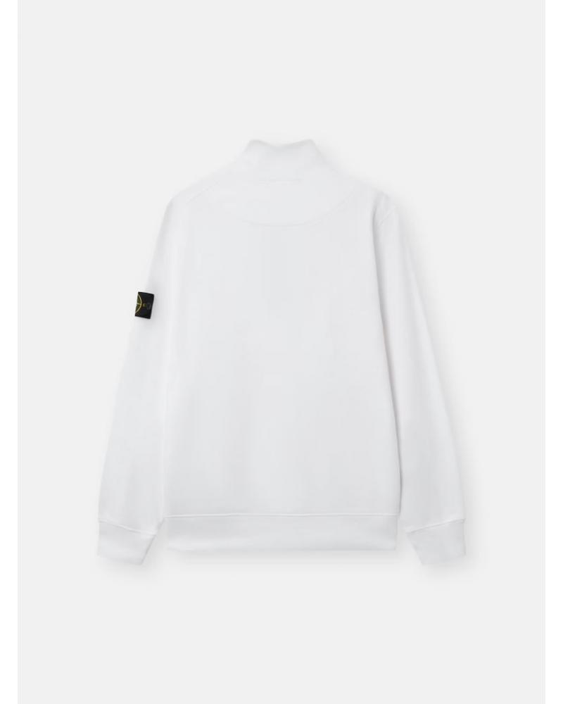 SWEAT  STONE ISLAND POLO DEMI ZIP 6100070 0093 IVOIRE