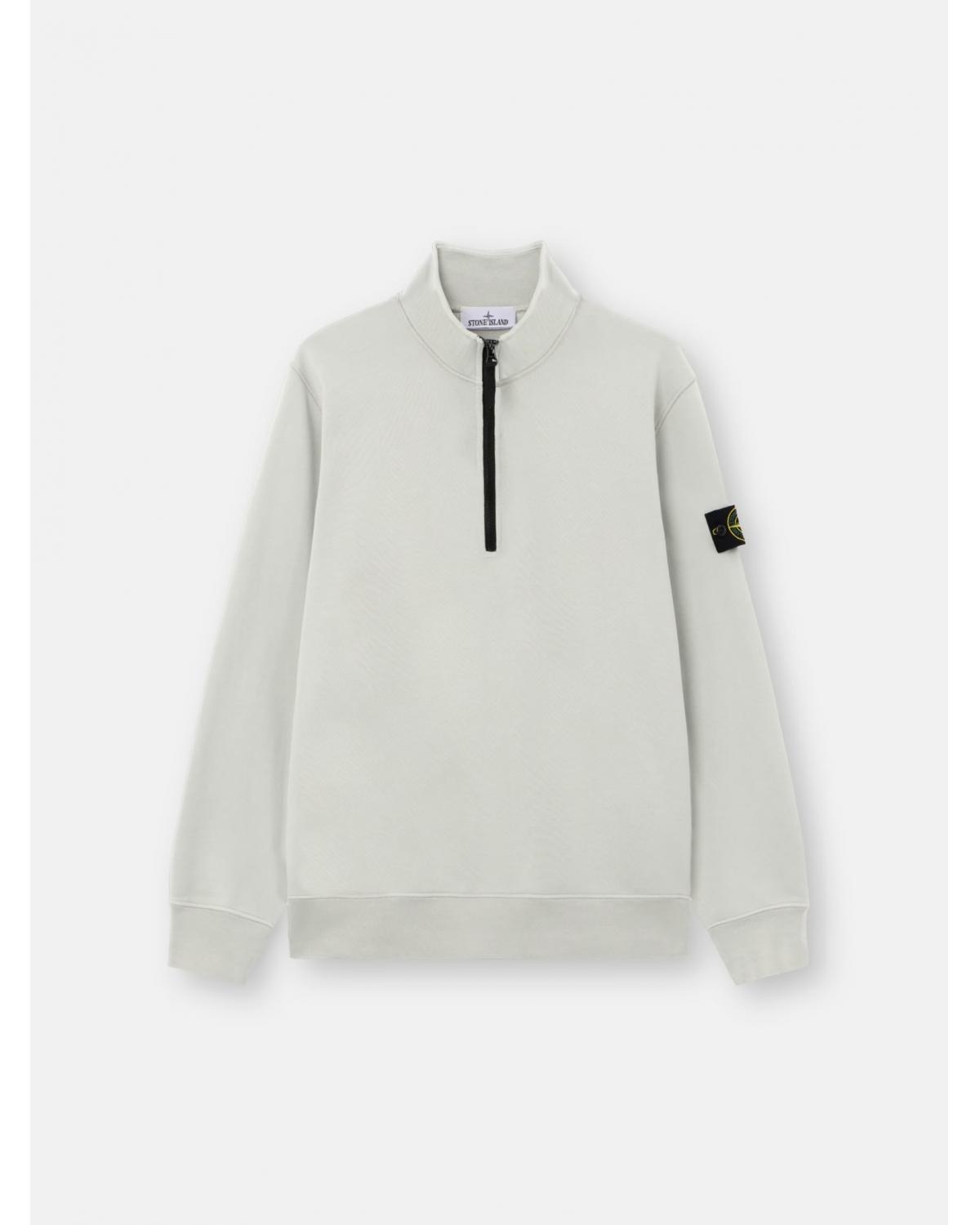 SWEAT  STONE ISLAND POLO DEMI ZIP 6100070 0055 VERT 
