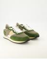 BASKET  PHILIPPE MODEL  BLVILLE W007Vert Militaire et Blanc