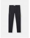 PANTALON STONE ISLAND31000310029 NOIR STRETCH COTTON TELA 'PARACADUTE' NOIR