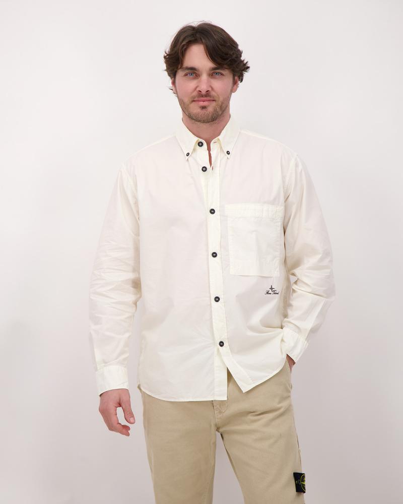 CHEMISE STONE ISLAND 1100027 0093 IVOIRE