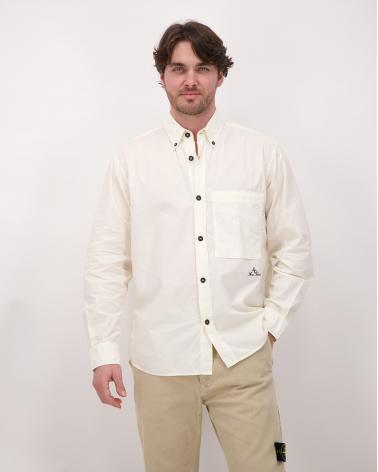 CHEMISE STONE ISLAND 1100027 0093 IVOIRE