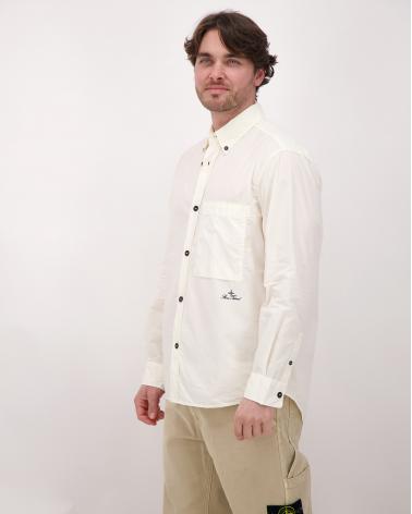 CHEMISE STONE ISLAND 1100027 0093 IVOIRE