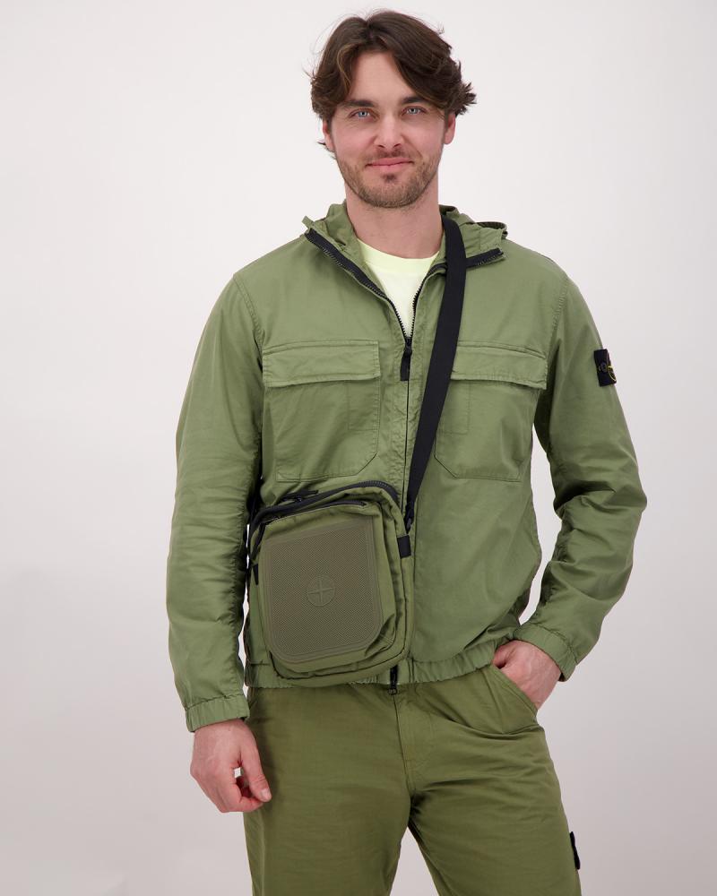 POUCH STONE ISLAND 9200029 005G VERT MILITAIRE