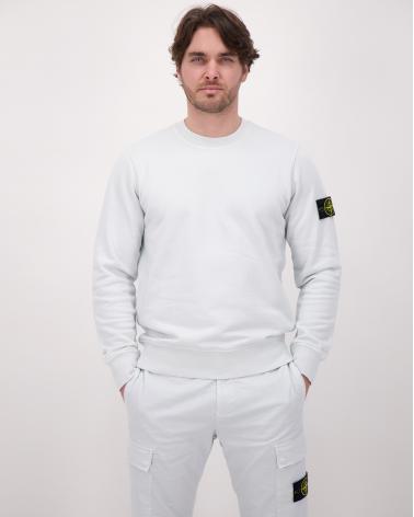 SWEAT STONE ISLAND 6100060 0041 ORGANIC COTTON FLEECE  610051 CIEL