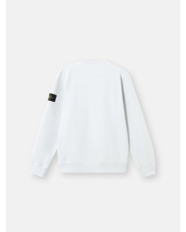 SWEAT STONE ISLAND 6100060 0041 ORGANIC COTTON FLEECE  610051 CIEL