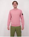 SWEAT STONE ISLAND 6100060 008G OLEANDER ROSE   ORGANIC COTTON FLEECE