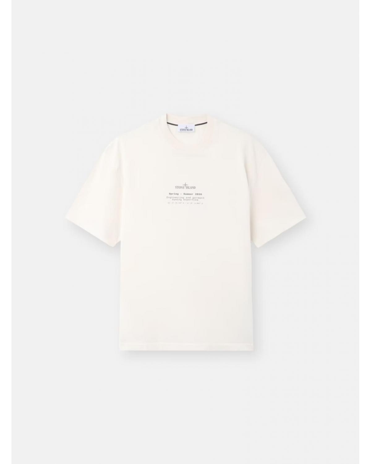 TEE SHIRT STONE ISLAND 210000 S085 0093 IVOIRE