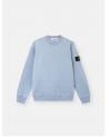 SWEAT STONE ISLAND 6100060 0024  ORGANIC COTTON FLEECE  610051 BLEU 