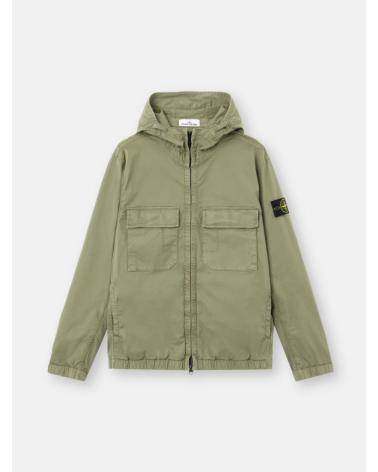 JACKET STONE ISLAND 4100077 005G VERT MILITAIRE