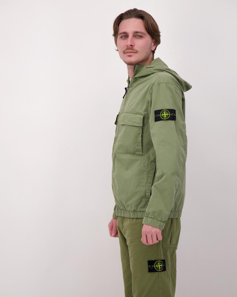JACKET STONE ISLAND 4100077 005G VERT MILITAIRE