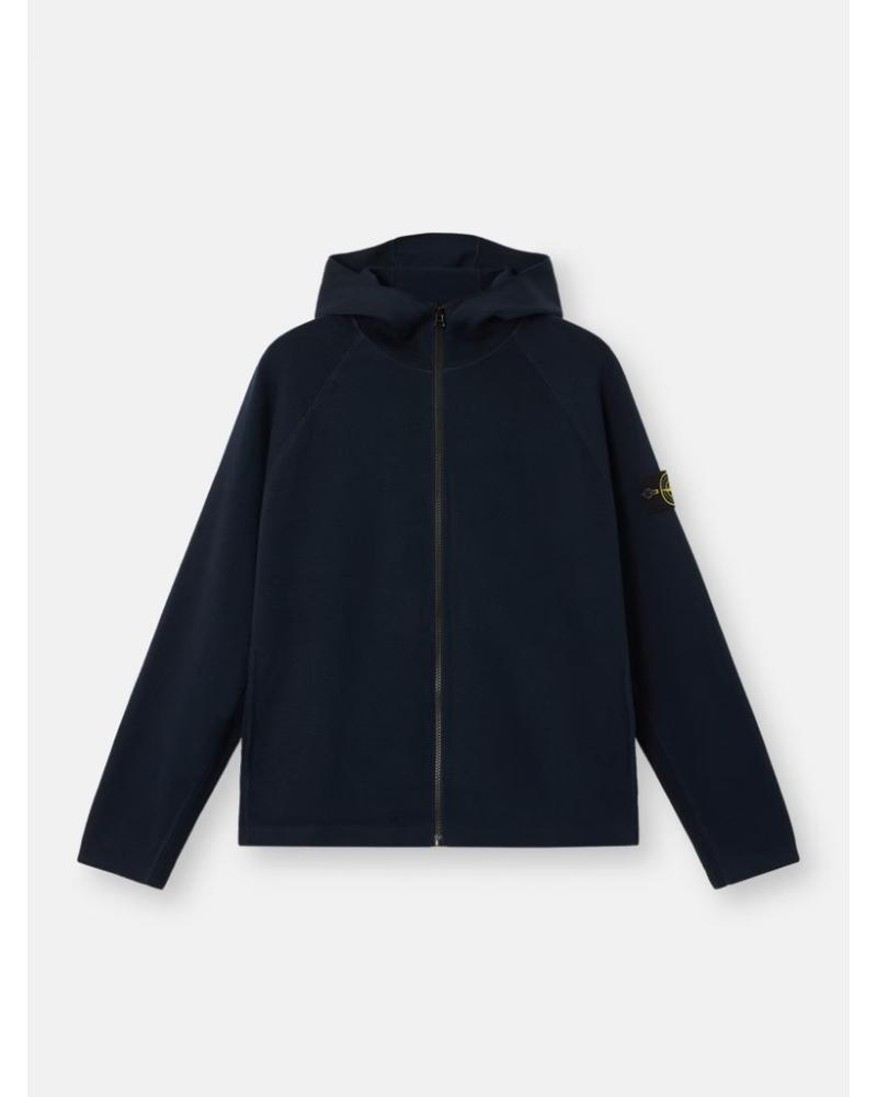 GILET HOODIE ZIPPÈ  5100046 S0N13 0020  MARINE