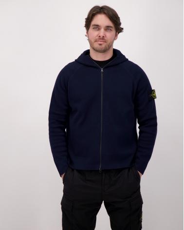 GILET HOODIE ZIPPÈ  5100046 S0N13 0020  MARINE