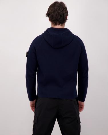 GILET HOODIE ZIPPÈ  5100046 S0N13 0020  MARINE