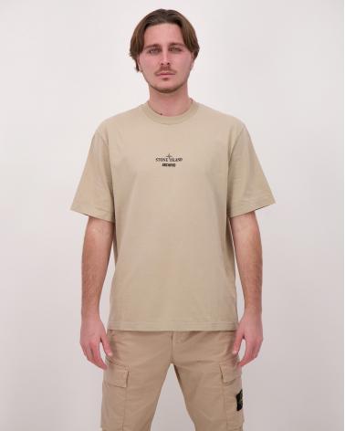 TEE SHIRT STONE ISLAND 2100023 S091 009A BEIGE