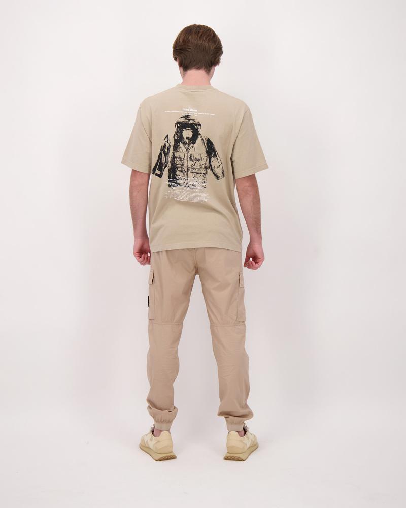 TEE SHIRT STONE ISLAND 2100023 S091 009A BEIGE