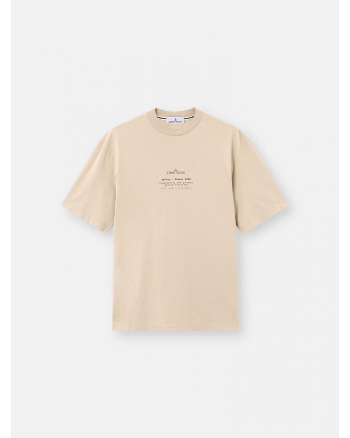 TEE SHIRT STONE ISLAND 21000 S085 009A DESERT BEIGE