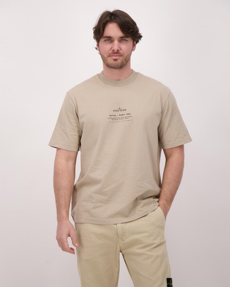TEE SHIRT STONE ISLAND 21000 S085 009A DESERT BEIGE