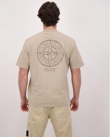 TEE SHIRT STONE ISLAND 21000 S085 009A DESERT BEIGE