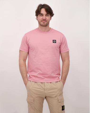TEE SHIRT STONE ISLAND JERSEY COTON 2100027 008G ROSE