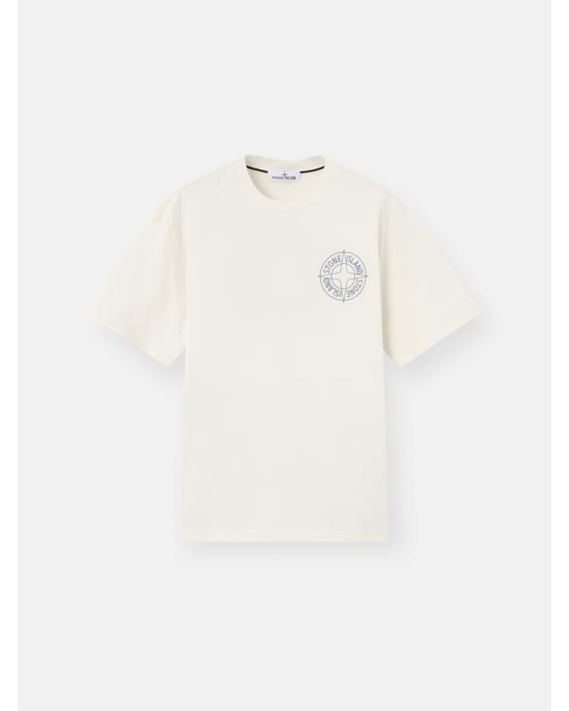 TEE SHIRT STONE ISLAND 2100001  S0284 0093 IVOIRE