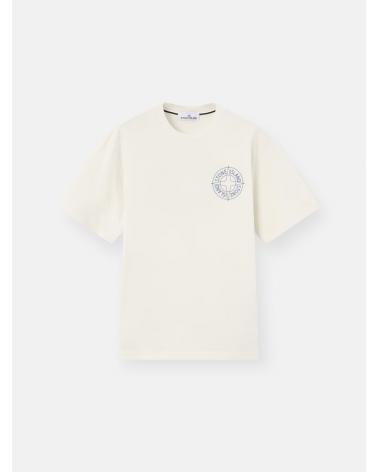 TEE SHIRT STONE ISLAND 2100001  S0284 0093 IVOIRE