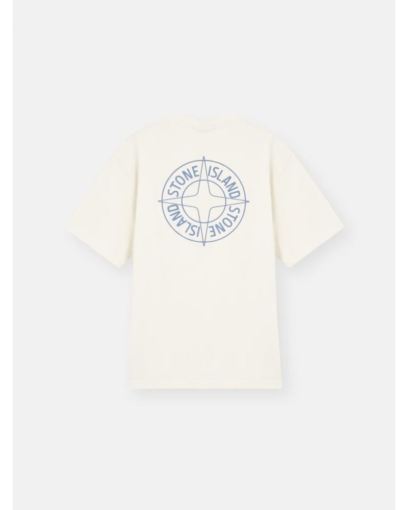 TEE SHIRT STONE ISLAND 2100001  S0284 0093 IVOIRE