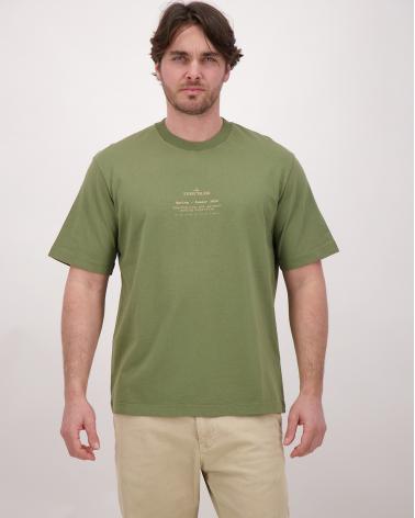 TEE SHIRT STONE ISLAND 21000001  005G VERT MILITAIRE