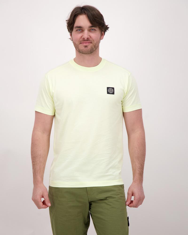 TEE SHIRT STONE ISLAND JERSEY COTON 2100027 003C JAUNE