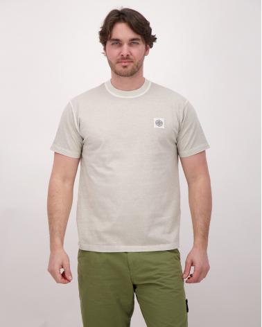 TEE SHIRT STONE ISLAND 2100026 0161 GRIS CLAIR