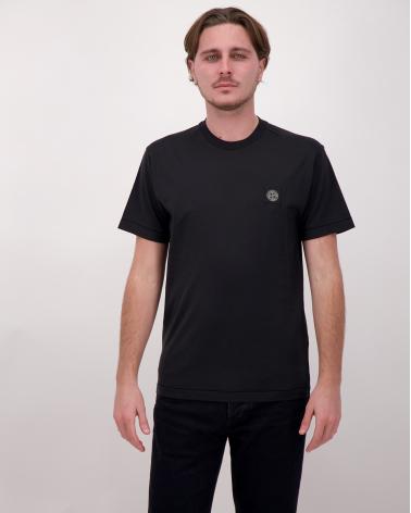 TEE SHIRT STONE ISLAND JERSEY COTON 2100027 0029 NOIR