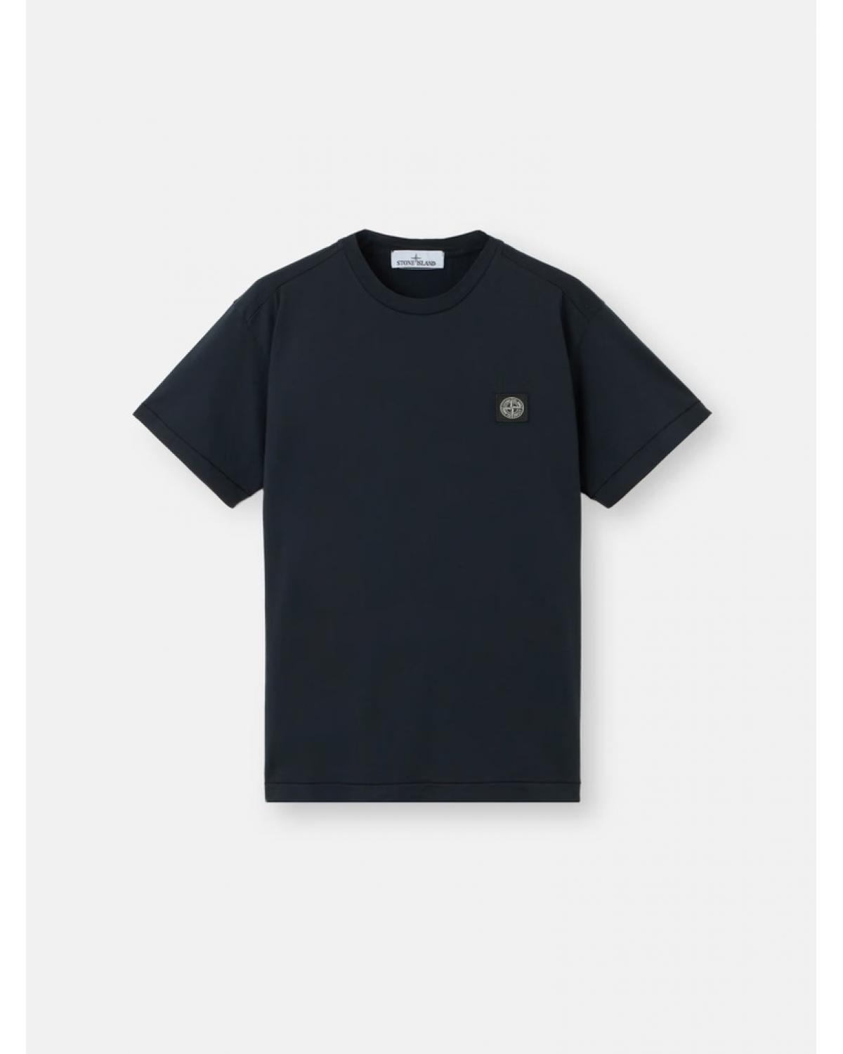 TEE SHIRT STONE ISLAND JERSEY COTON 2100027 0020MARINE