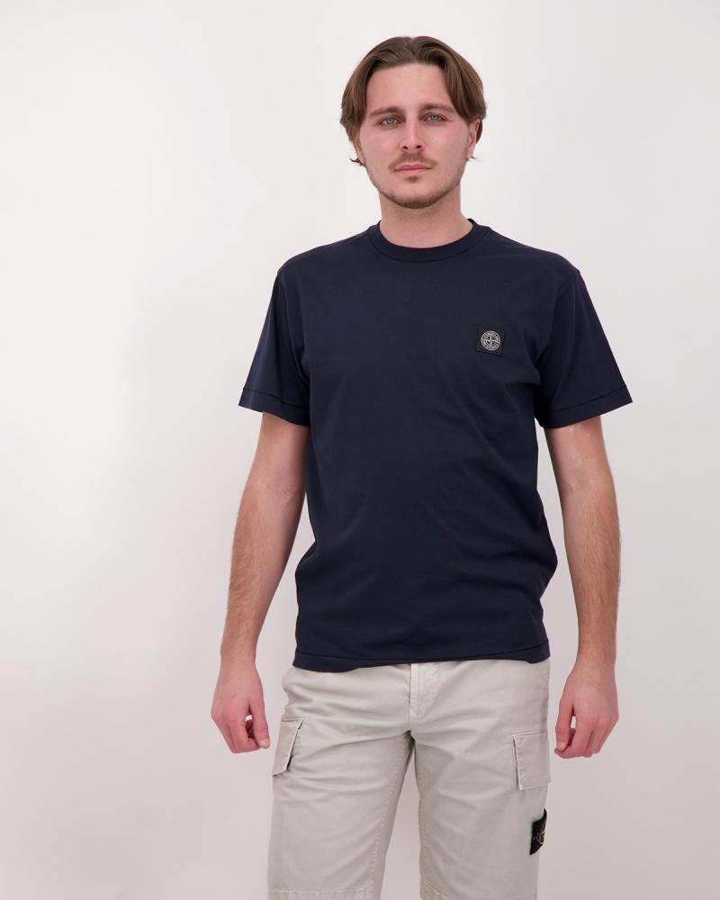 TEE SHIRT STONE ISLAND JERSEY COTON 2100027 0020MARINE