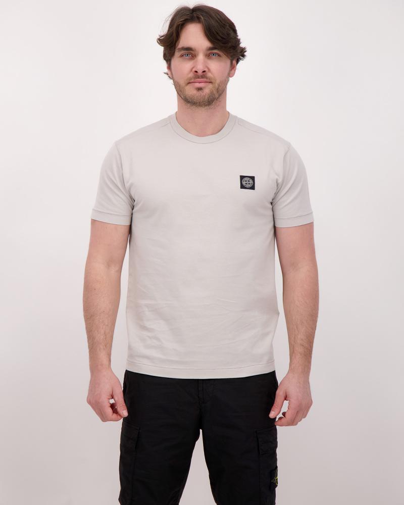 TEE SHIRT STONE ISLAND JERSEY COTON 2100027 061 GRIS CLAIR