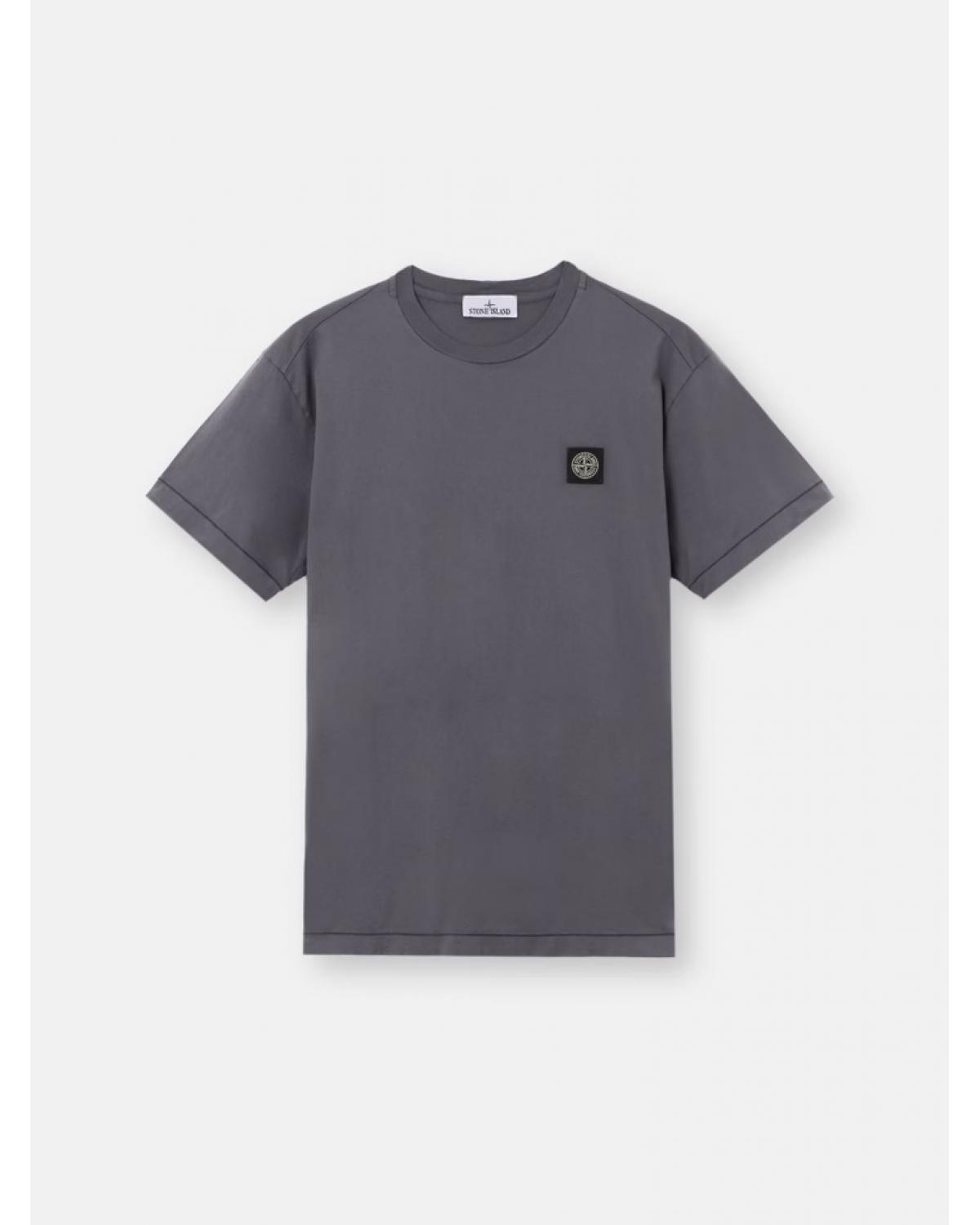 TEE SHIRT STONE ISLAND JERSEY COTON 2100027 002D BLUE GREY  GRIS