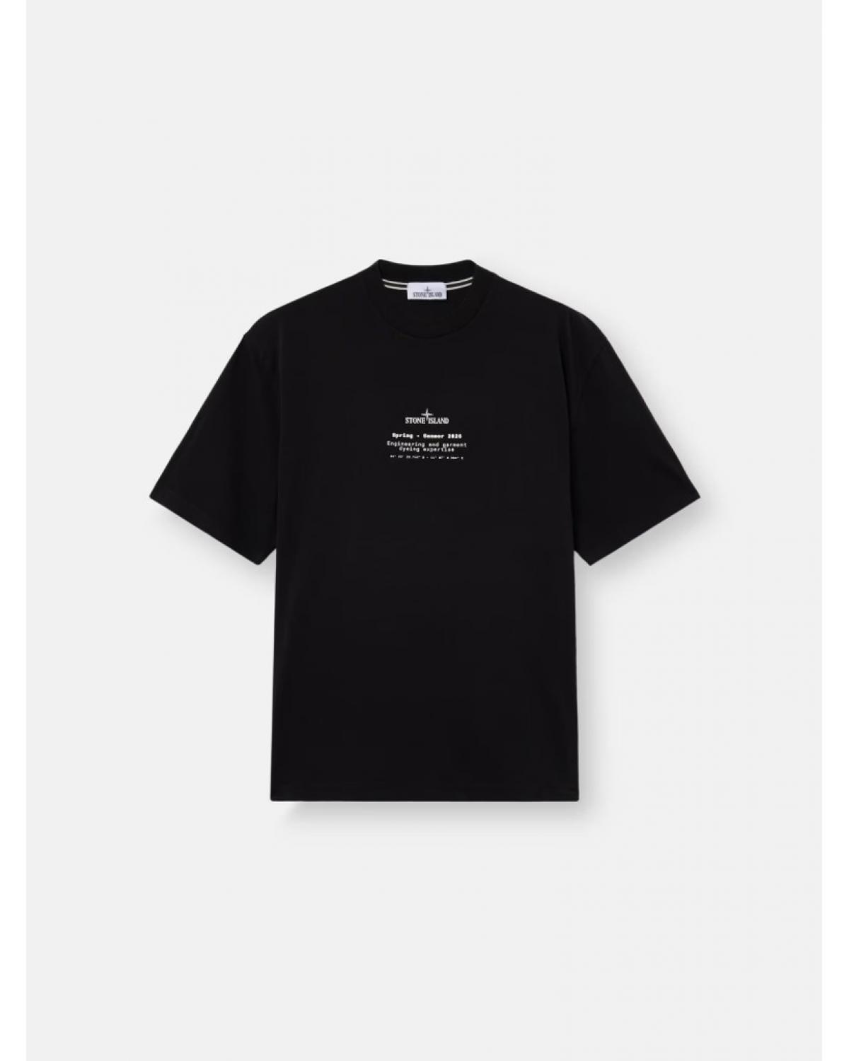 TEE SHIRT STONE ISLAND 21000001 S085  0029 NOIR