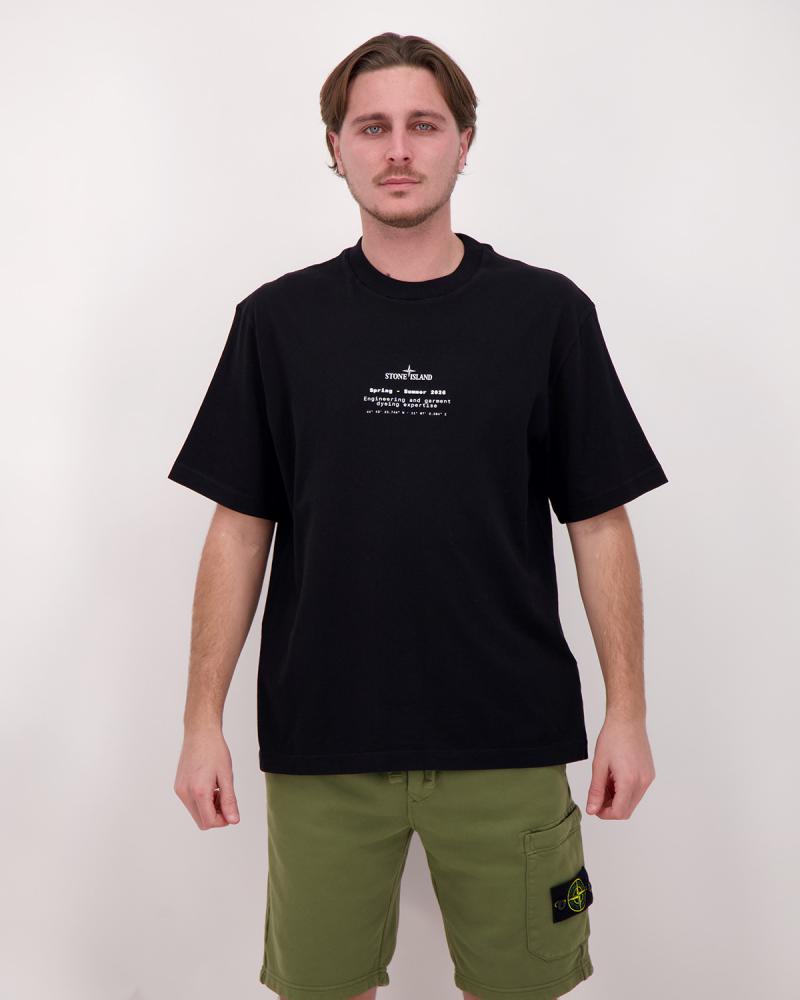 TEE SHIRT STONE ISLAND 21000001 S085  0029 NOIR