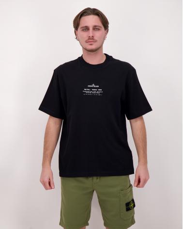 TEE SHIRT STONE ISLAND 21000001 S085  0029 NOIR