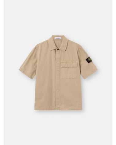 CHEMISE STONE ISLAND 1200031 019A  DESERT BEIGE  manches courtes