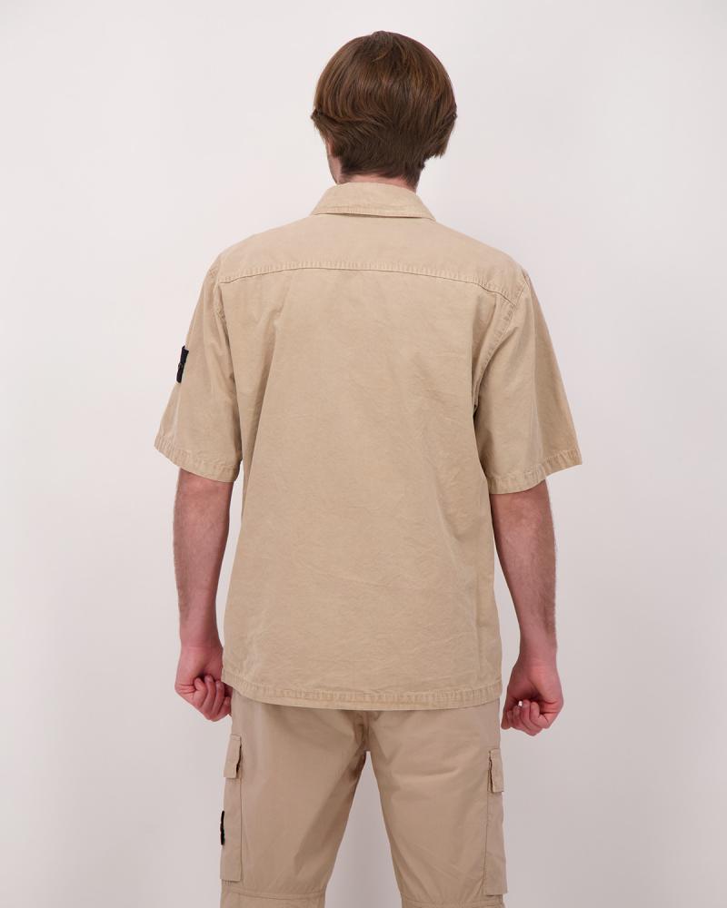 CHEMISE STONE ISLAND 1200031 019A  DESERT BEIGE  manches courtes