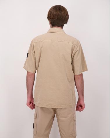 CHEMISE STONE ISLAND 1200031 019A  DESERT BEIGE  manches courtes
