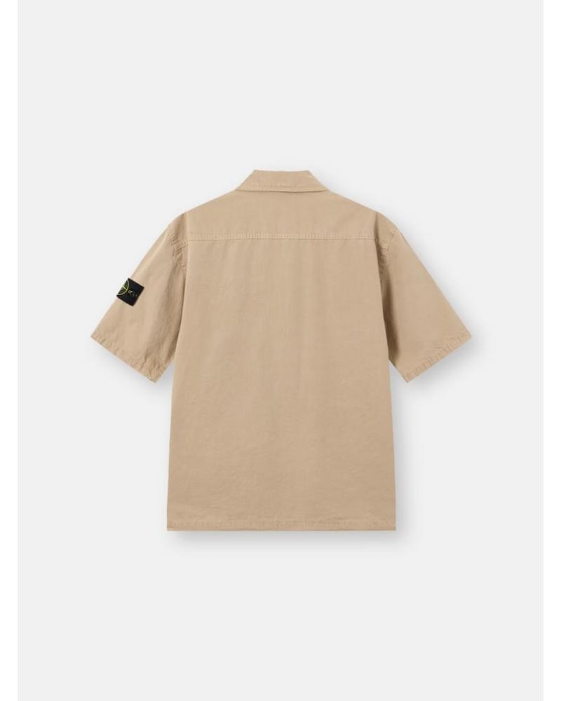 CHEMISE STONE ISLAND 1200031 019A  DESERT BEIGE  manches courtes