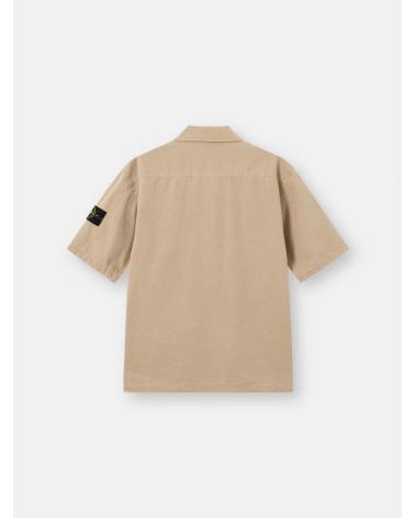 CHEMISE STONE ISLAND 1200031 019A  DESERT BEIGE  manches courtes