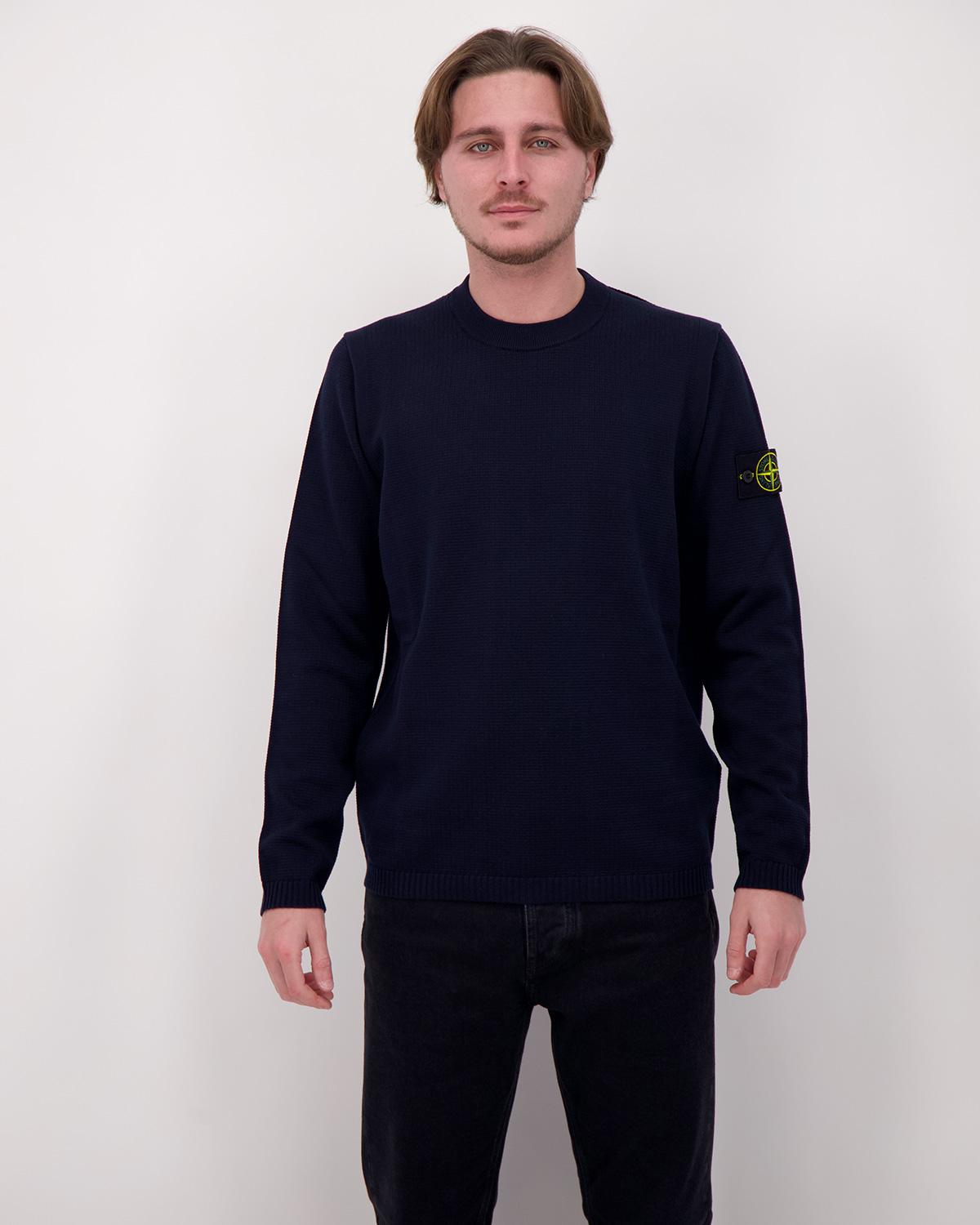 PULL STONE ISLAND COL ROND 5100023 0020 MARINE