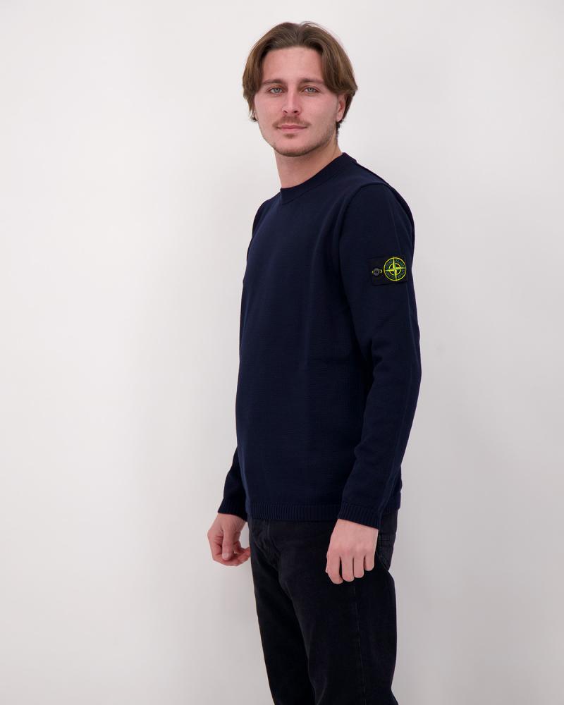 PULL STONE ISLAND COL ROND 5100023 0020 MARINE