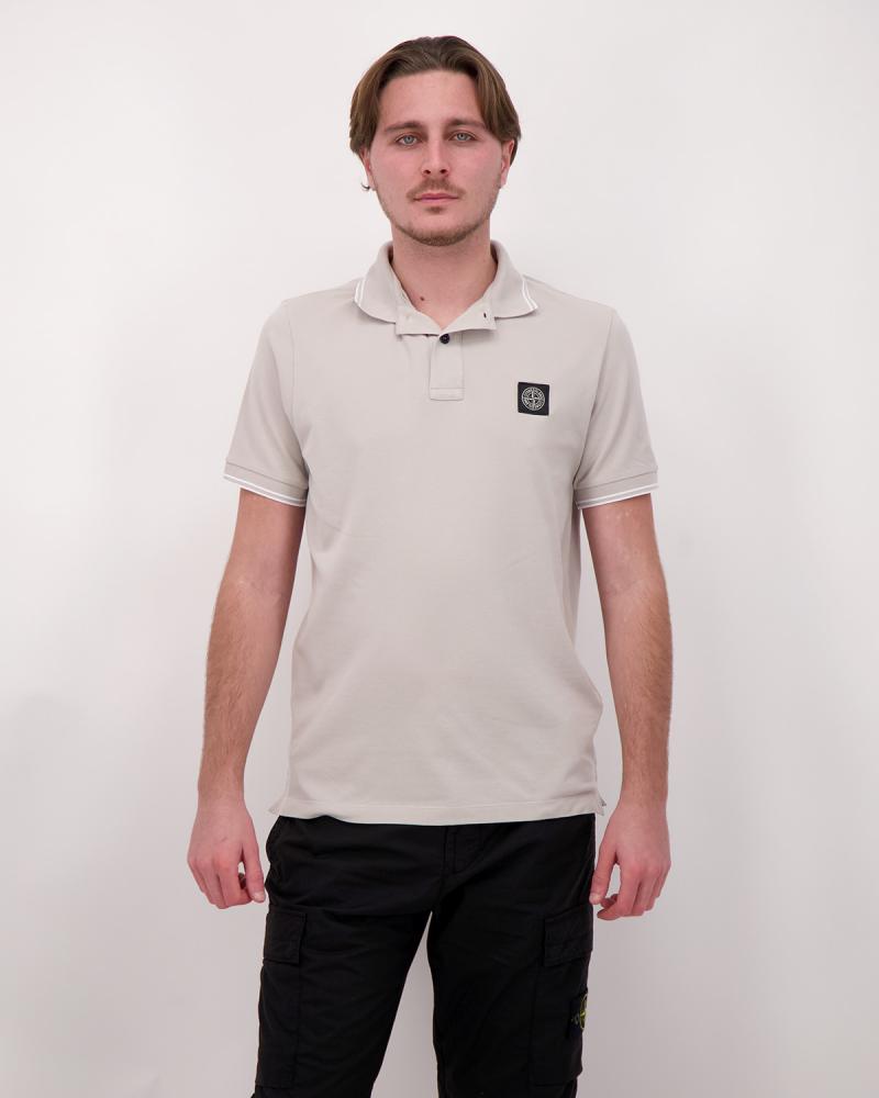 POLO STONE ISLAND MC 22000 10 S0017  0061 GRIS CLAIR