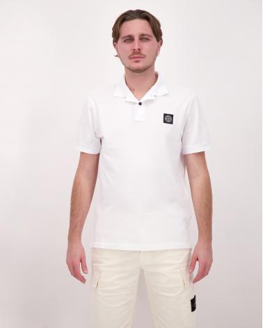 POLO STONE ISLAND MC 22000 08 S0018 001 BLANC 